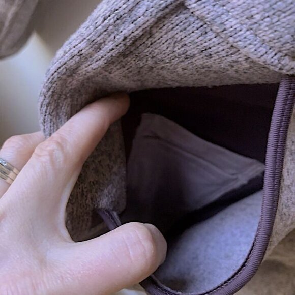 Cute Lululemon Fleece and Thank you Pullover Top in Heathered Smoky Blush - Picture 9 of 14